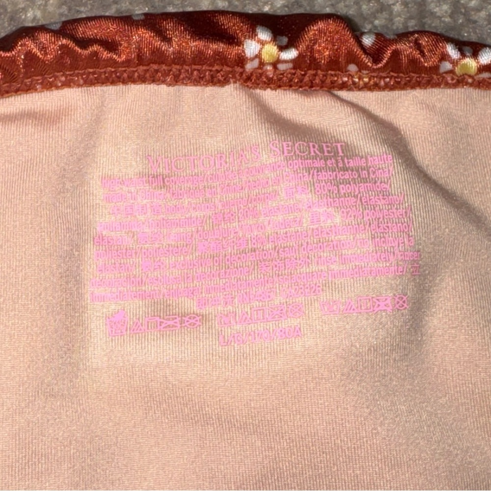 Orange Daisy Victoria’s Secret High Waist Bikini Set - Picture 3 of 10
